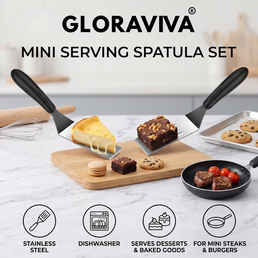 Gloraviva® Mini Serving Spatula Set