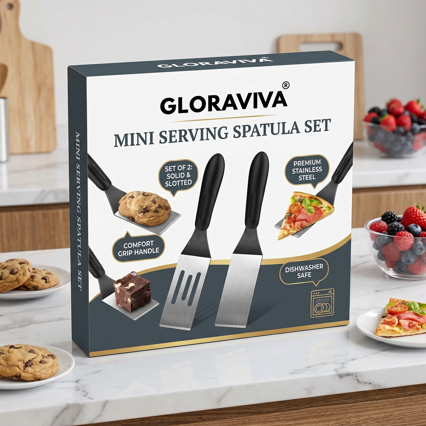 Gloraviva® Mini Serving Spatula Set