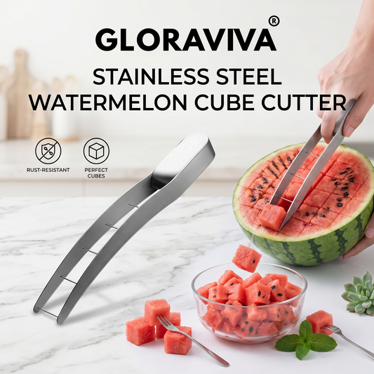 Gloraviva® Stainless Steel Watermelon Cube Cutter