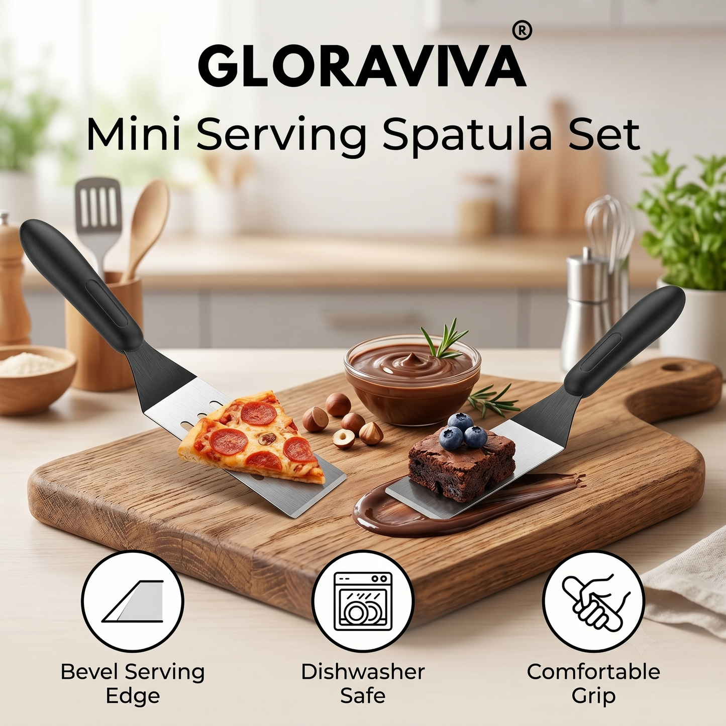 Gloraviva® Mini Serving Spatula Set