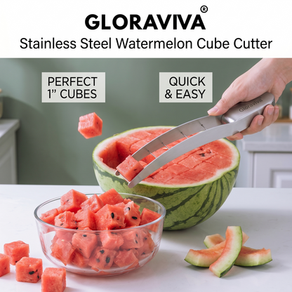 Gloraviva® Stainless Steel Watermelon Cube Cutter