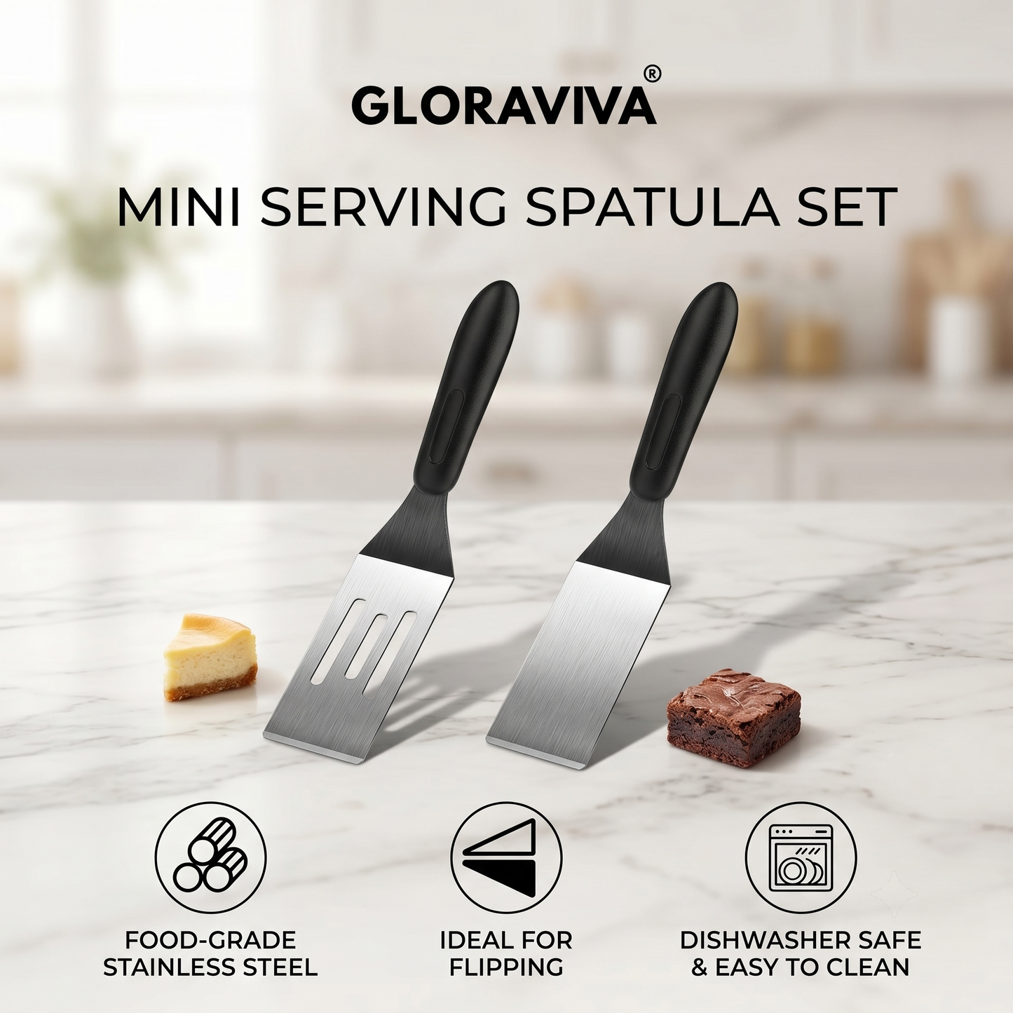 Gloraviva® Mini Serving Spatula Set
